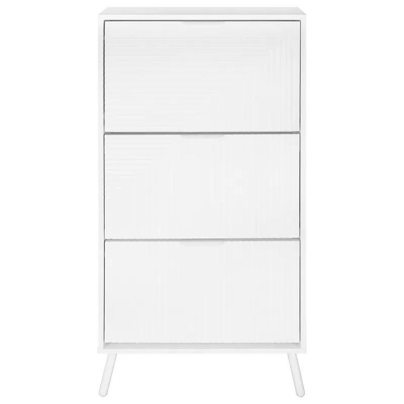 Zapatero DYSH 3 trampones 60x124x23,5cm blanco - Muebles