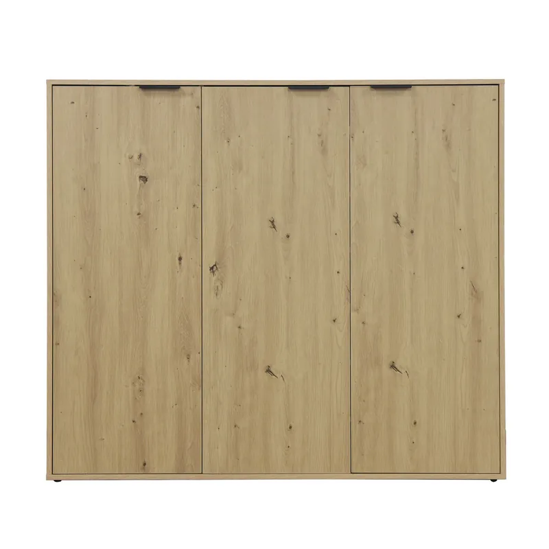 Zapatero MAX 3 puertas 135x120x34cm roble - Muebles