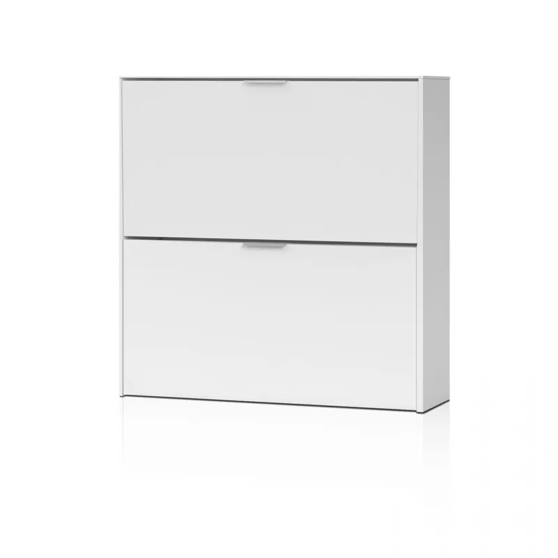 Zapatero Nubo 2 Puertas Blanco 75 x 76 x 22 cm - Muebles