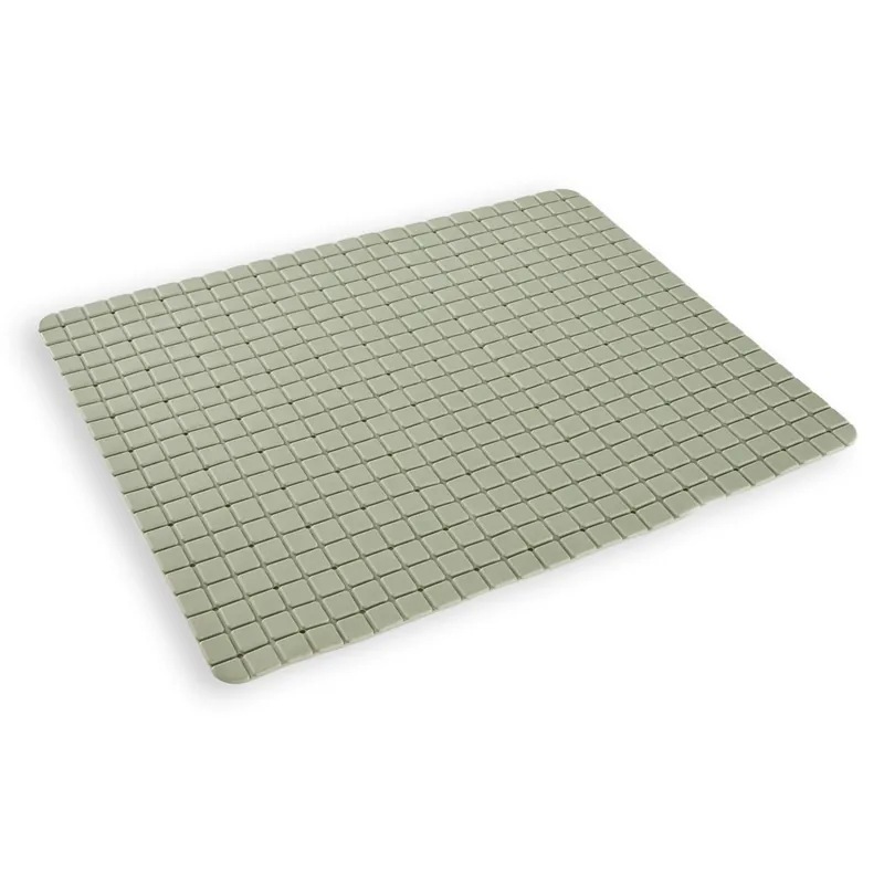 Alfombra baño PVC 65x35cm color azul - Textil