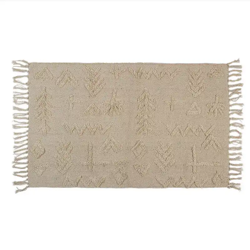 Alfombra de algodón Denver 120x180 Natural - Textil