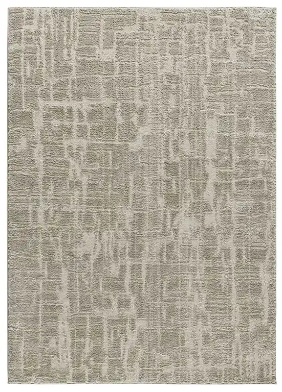 Alfombra de estilo escandinavo en plata LIMA, 160x230 cm - ATTICGO