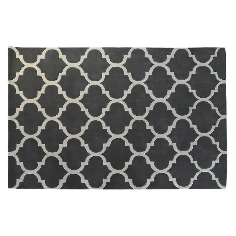 Alfombra DKD Home Decor 160 x 230 x 2 cm Gris Poliéster Étnico - Textil