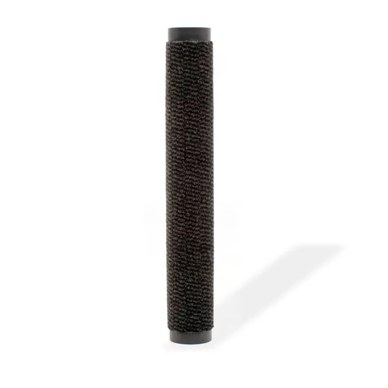 Alfombra rectangular de nudo negro 90x150 cm - Textil