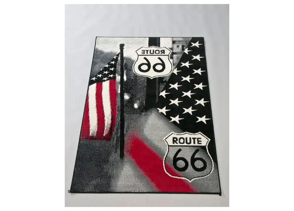 Alfombra ROUTE 66 medidas 120x170cm - Textil