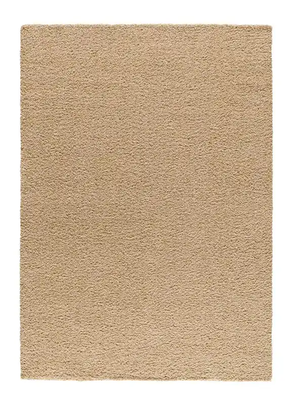 Alfombra shaggy liso beige NORGE, 160x230 cm - ATTICGO