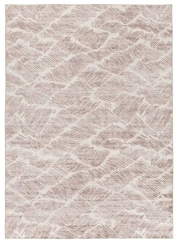 Alfombra abstracta impresa en beige CLASS, 140x200 cm - ATTICGO