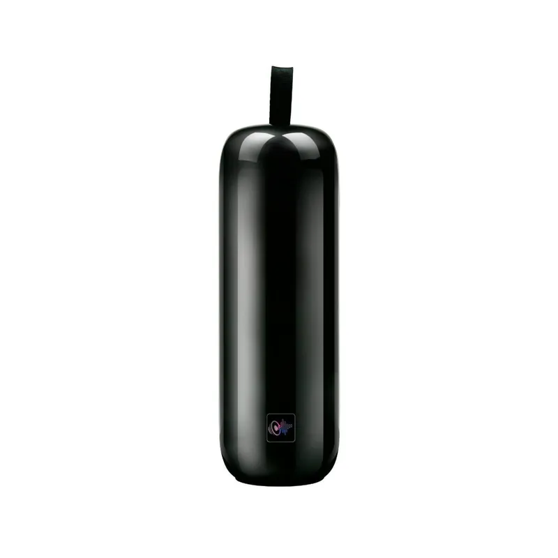 Altavoz portátil 10W 8 modos de luz Bluetooth negro Ø8,5x24,5 cm - Electrónica