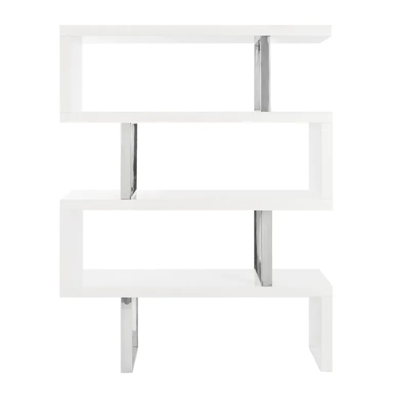 ANGEL CERDA Estantería blanca y acero - Muebles