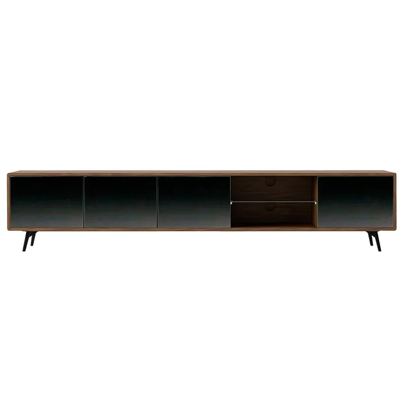 ANGEL CERDA Mueble TV cristal y acero - Muebles