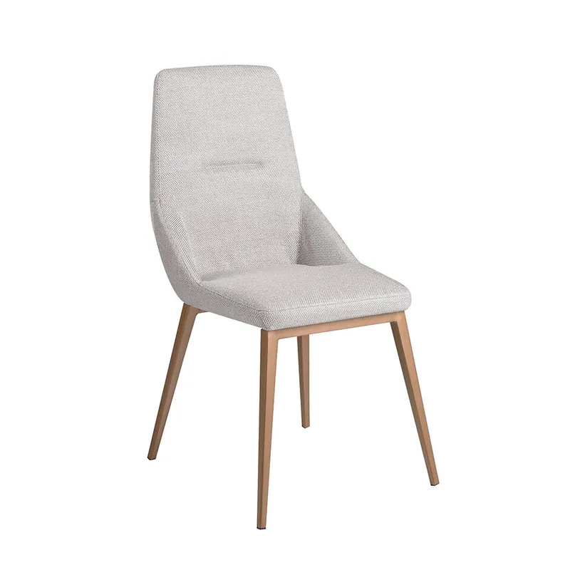 ANGEL CERDA Silla tela gris claro - Muebles