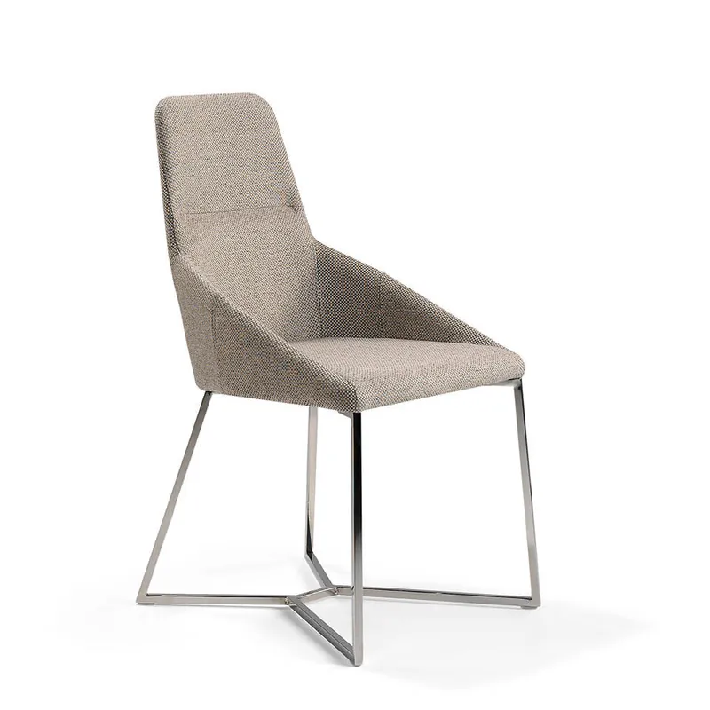 ANGEL CERDA Silla tela gris - Muebles