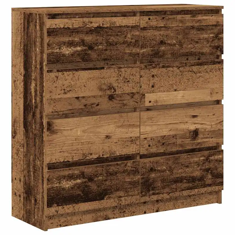 Aparador - Mueble de almacenamiento de madera de ingeniería roble Sonoma 100x35x99 cm es3710