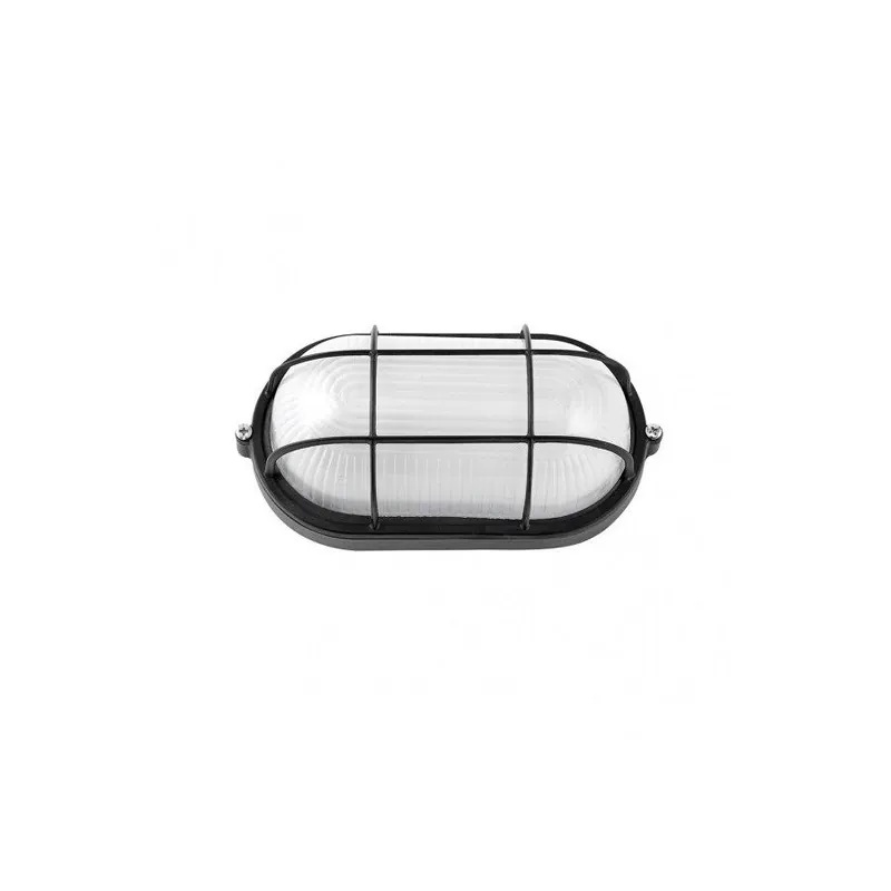aplique de exterior aluminio color negro serie apus 21cm - Decoración