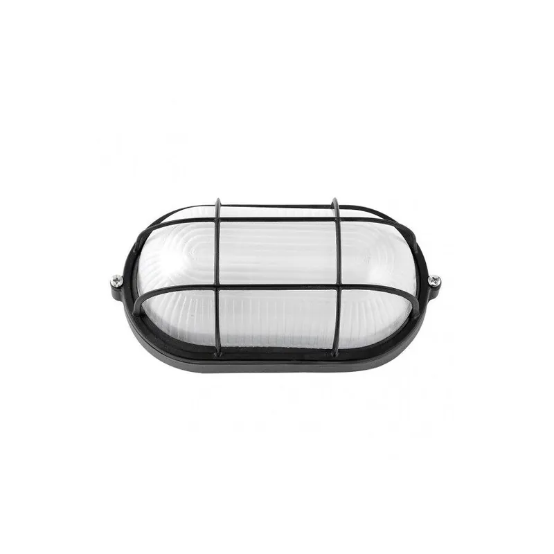 aplique de exterior aluminio color negro serie apus 27.5cm - Decoración