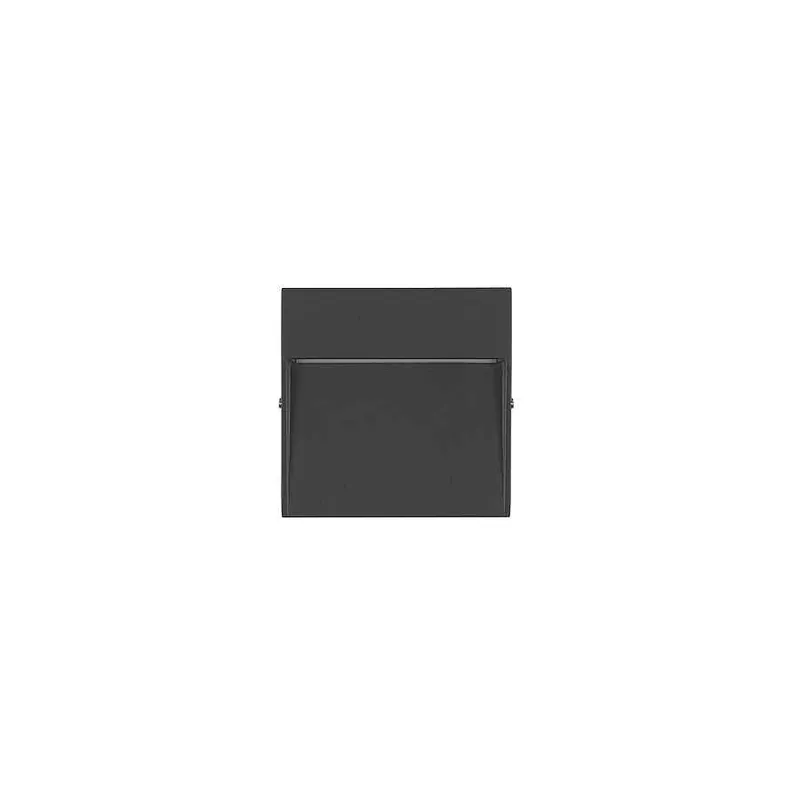 aplique de exterior aluminio color negro serie nod 10.5cm - Decoración