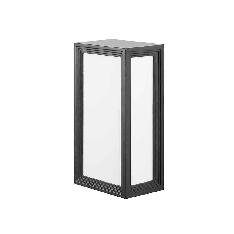 aplique de exterior aluminio color gris serie thomas 14cm - Decoración