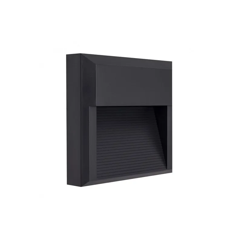 aplique de exterior metal color gris serie lordelo 20cm - Decoración