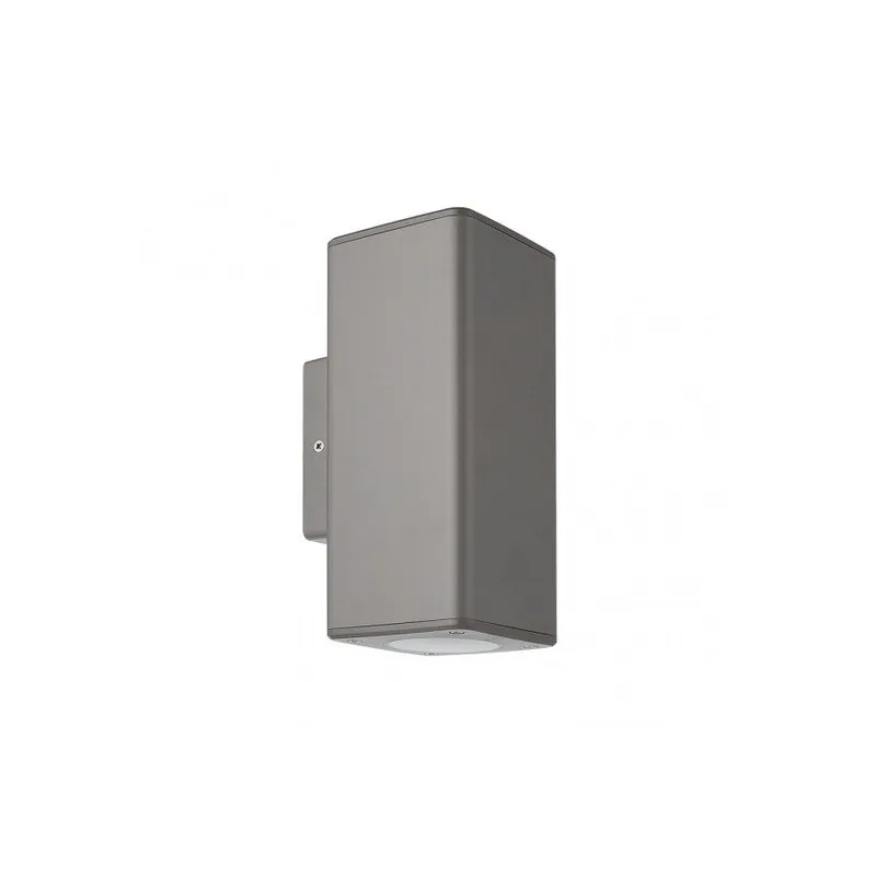 aplique de exterior policarbonato color gris serie yopol 7.6cm - Decoración