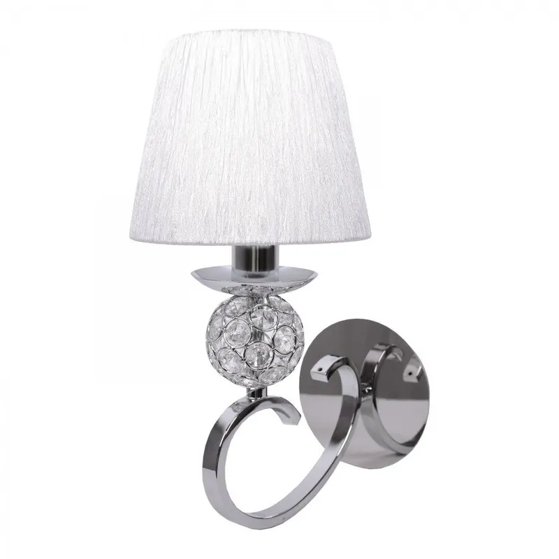 aplique de pared metal color cromo serie honduras 15cm - Decoración
