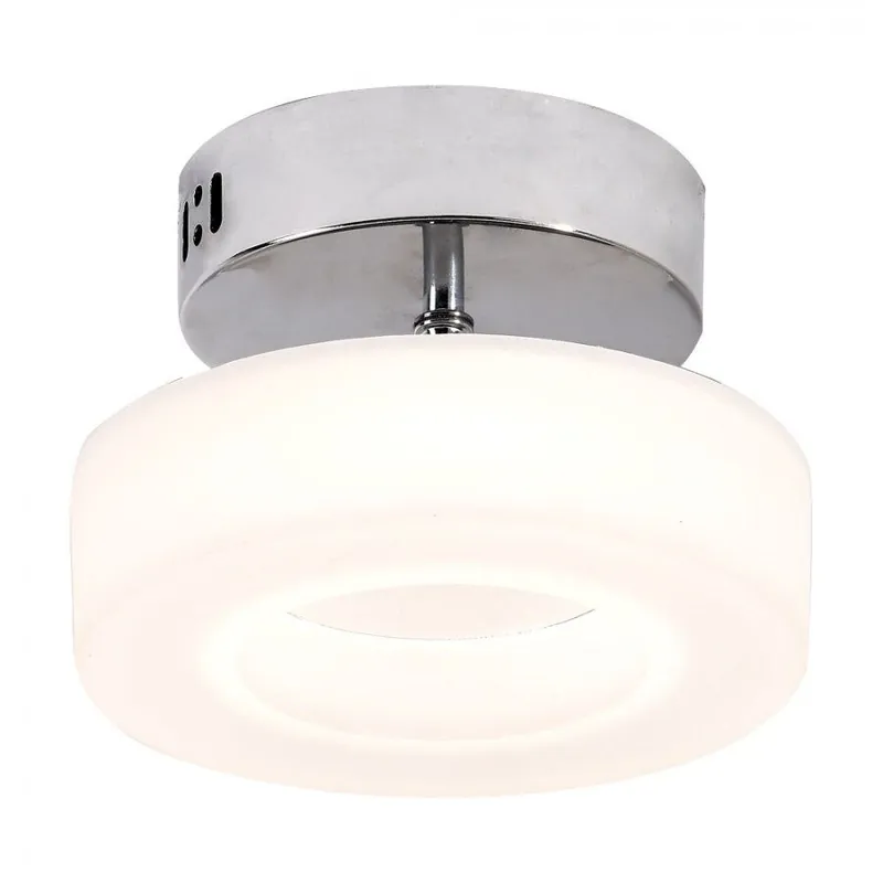 aplique de pared metal color cromo serie tokio 13cm - Decoración