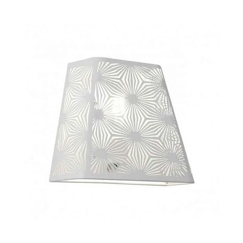 aplique de pared metal color blanco serie tulon 25cm - Decoración