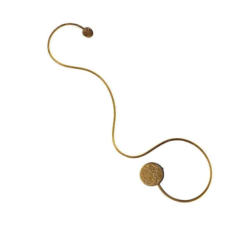 aplique pared aluminio color dorado serie 94cm - Decoración
