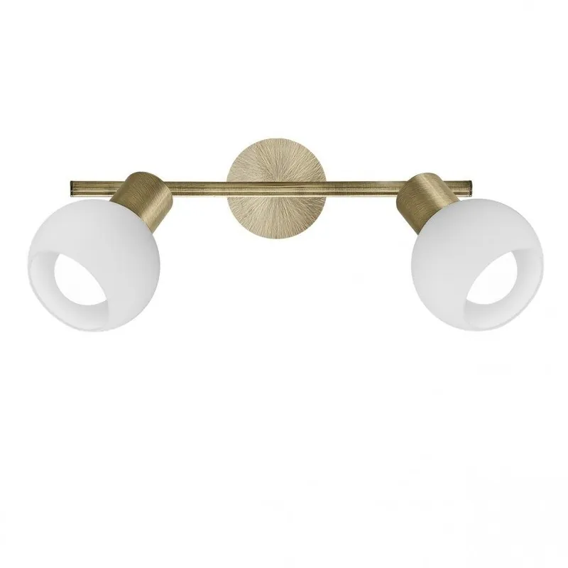aplique pared metal color dorado serie opal 32cm - Decoración