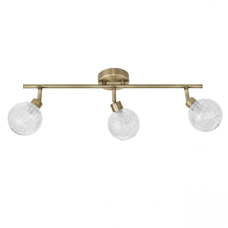 aplique pared metal color dorado serie rolo 62cm - Decoración