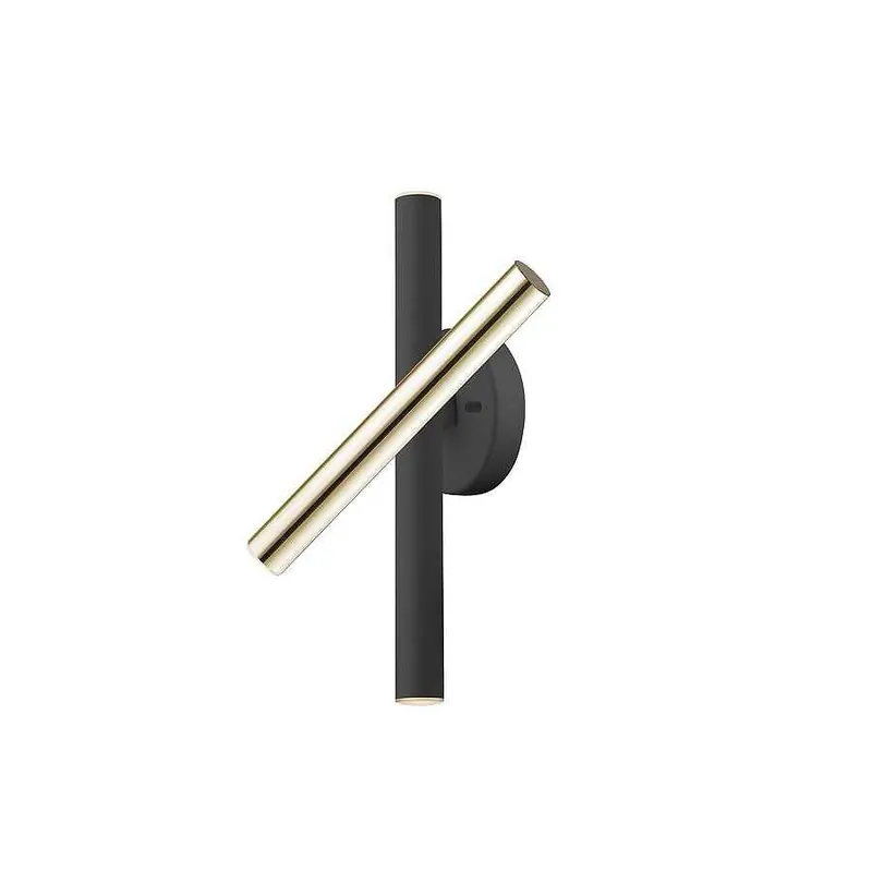 aplique pared metal color dorado serie varas 11cm - Decoración