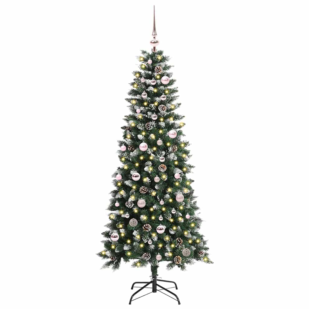 Árbol de Navidad - Árbol navideño artificial con 150 LED Verde 66 x 66 x 150 cm
