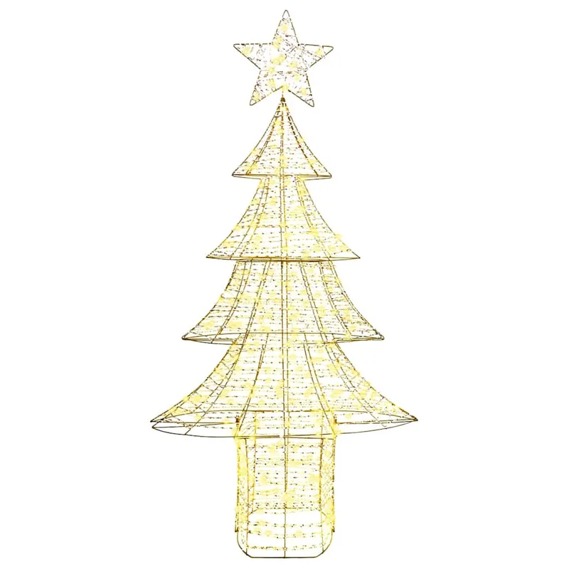 Árbol de Navidad - Árbol navideño con 240 LED cálido 180 cm PET
