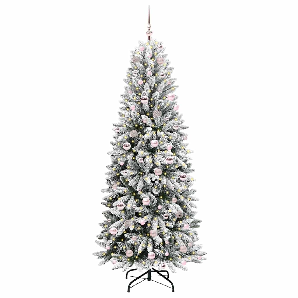 Árbol de Navidad - Árbol navideño artificial con 300 LED 78 x 78 x 210 cm