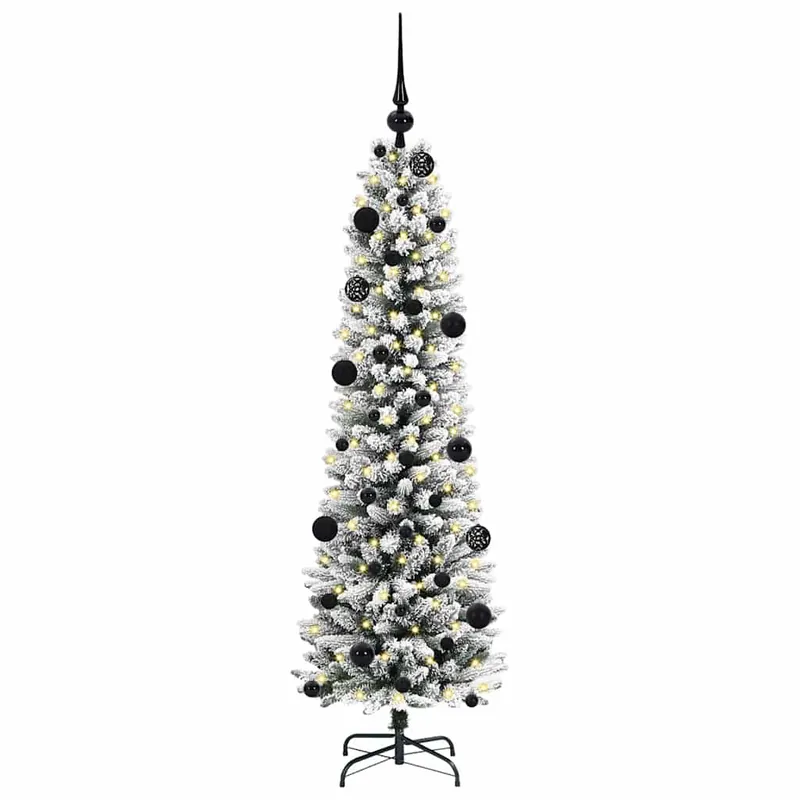 Árbol de Navidad - Árbol navideño artificial con 150 LED verde y 150 cm