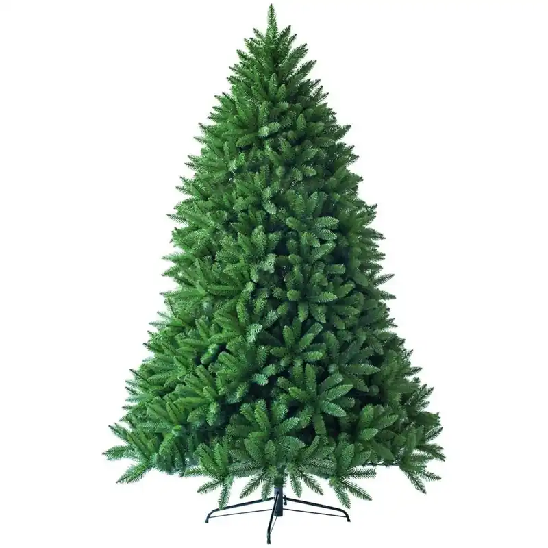 Árbol Navidad Clásico Frondoso 120 cm | 200 Ramas | Base Antideslizante | Ø 75 cm | Verde - Decoración
