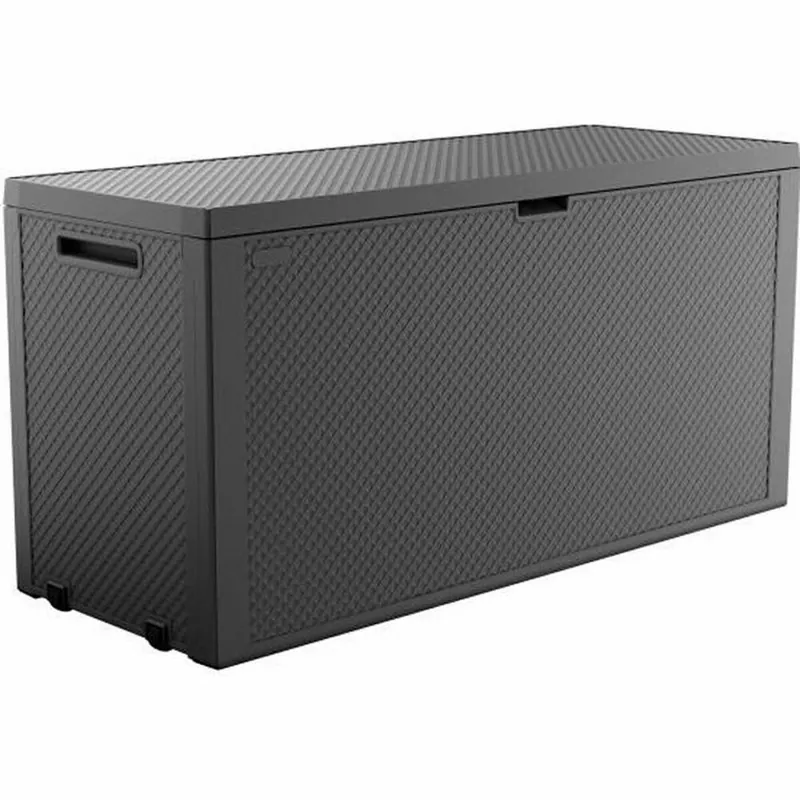 Arcón de Exterior Keter Emily Gris oscuro Resina Plástico (118 x 45 x 58 cm) - Jardín