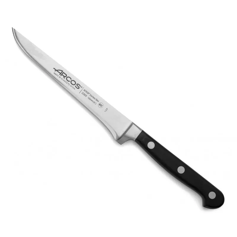 Arcos Cuchillo Deshuesador Ópera hoja forjada de 160 mm de acero inoxidable NITRUM - Cocina