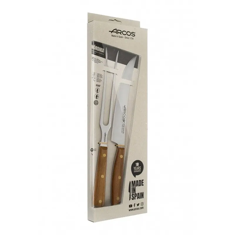 Arcos Set Barbacoa Nórdika mango de madera - Cocina