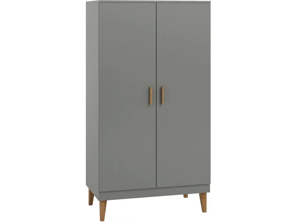 Armario 2 puertas Kocot Kids Kubi - Gris