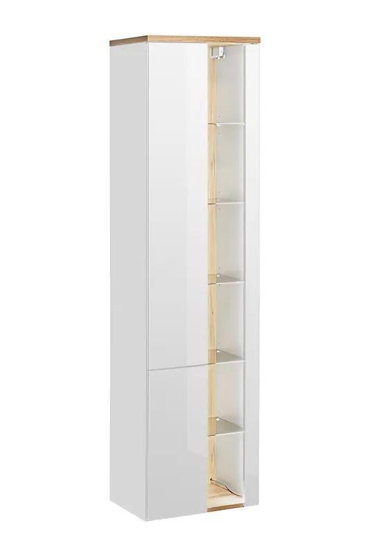 Armario Alto BAHAMA HC45 2D 45x33x170 Grafito - Muebles