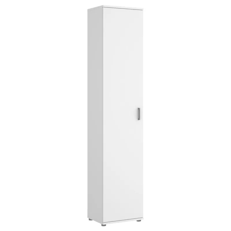 Armario auxiliar Fit 4 compartimentos blanco 190x39x35 cm - Muebles
