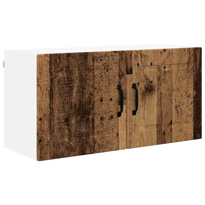 Armario de cocina de pared - Mueble cocina Gris Concreto 80 x 31 x 40 cm
