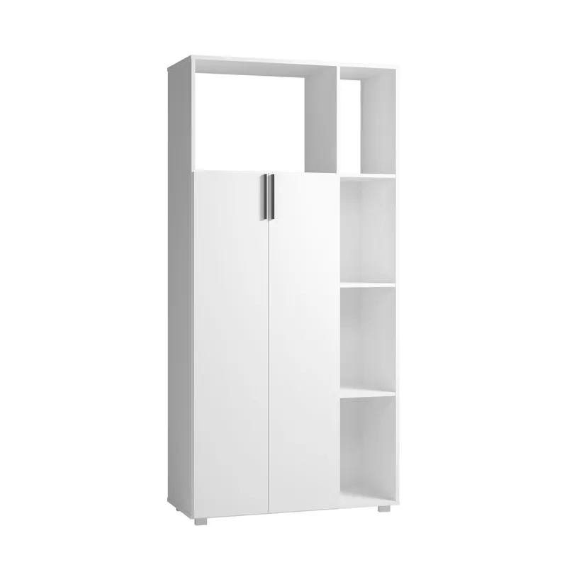 Buyqualia Armario de Cocina Multiusos Dos Puertas y estantes (Alto 186 / Ancho 90 / Fondo 38) - Muebles