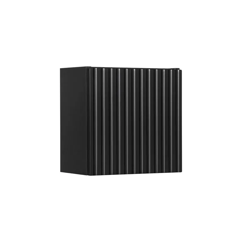 Armario de pared 1 puerta Riva Negro - Baño