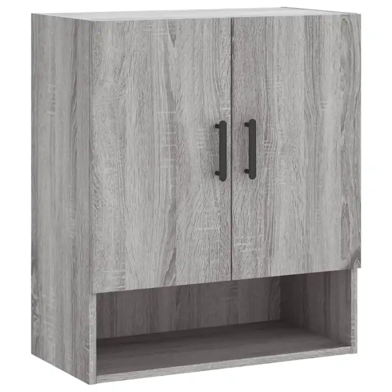 vidaXL Armario de pared madera de ingeniería gris Sonoma 60x31x70 cm - Muebles