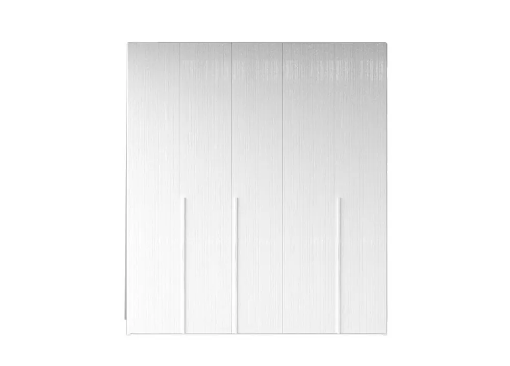 Armario CLAUDIA puertas batientes 200x238cm blanco - Muebles