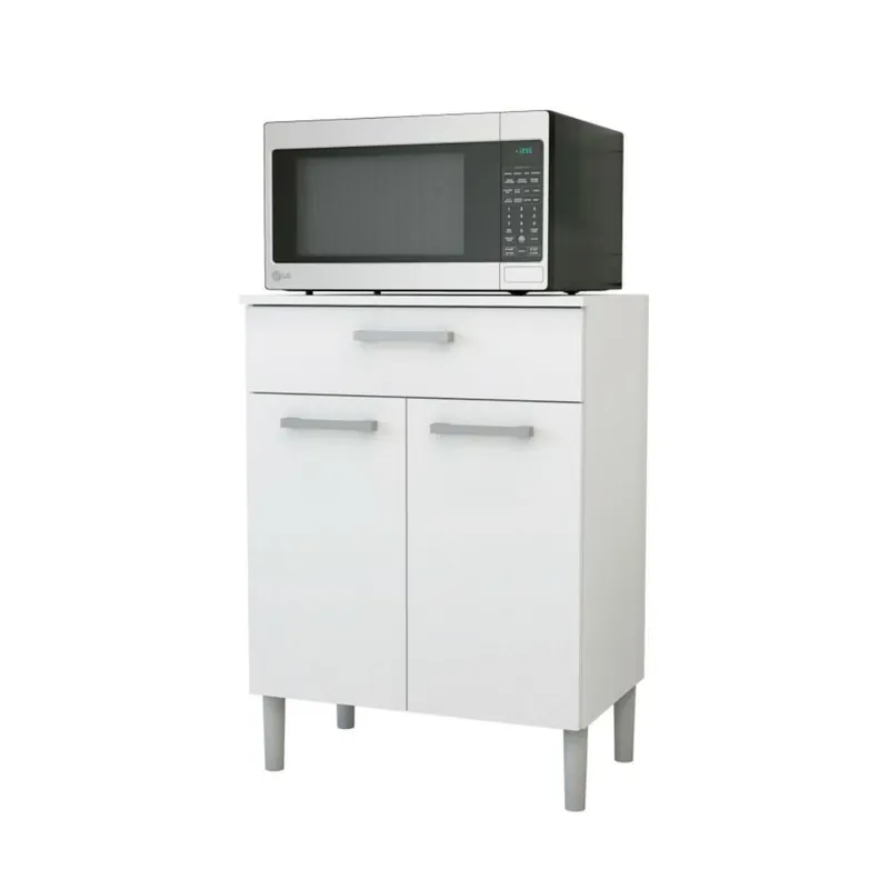 Armario Misha 2 puertas + 1 cajón blanco 83,5x60,8x38,8 cm - Muebles