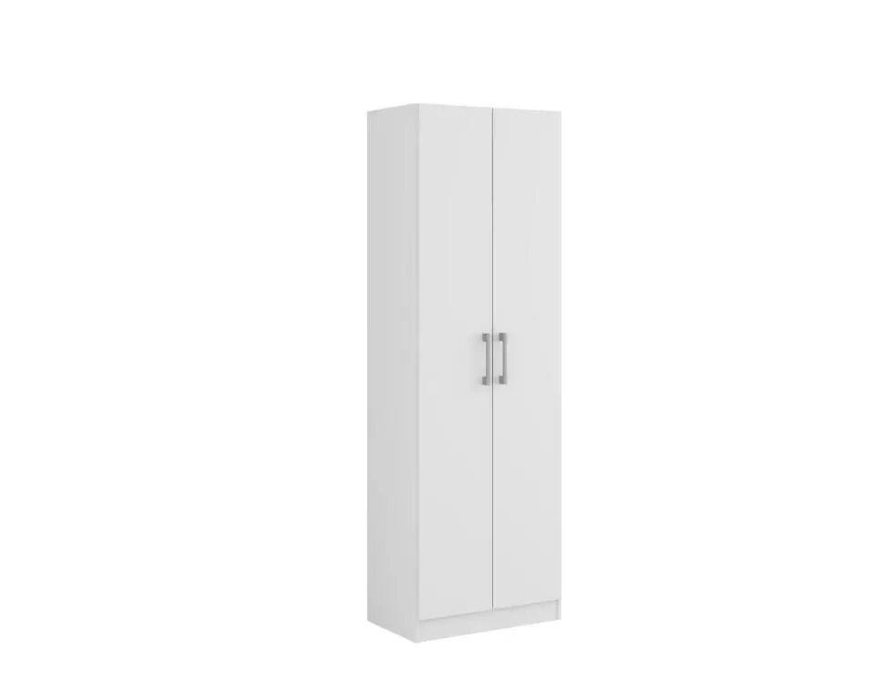 Armario hogar multiusos para baño cocina o trastero en color blanco ( alto 169 / ancho 56 / fondo 34 ) - Muebles