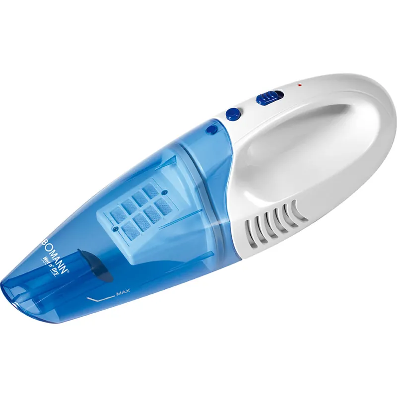 Bomann AKS 960 CB Aspiradora de Mano Sin Cable, Potente, Para Solidos y Líquidos, Batería Recargable, Filtro, 1400 , Azul - Electrodomésticos