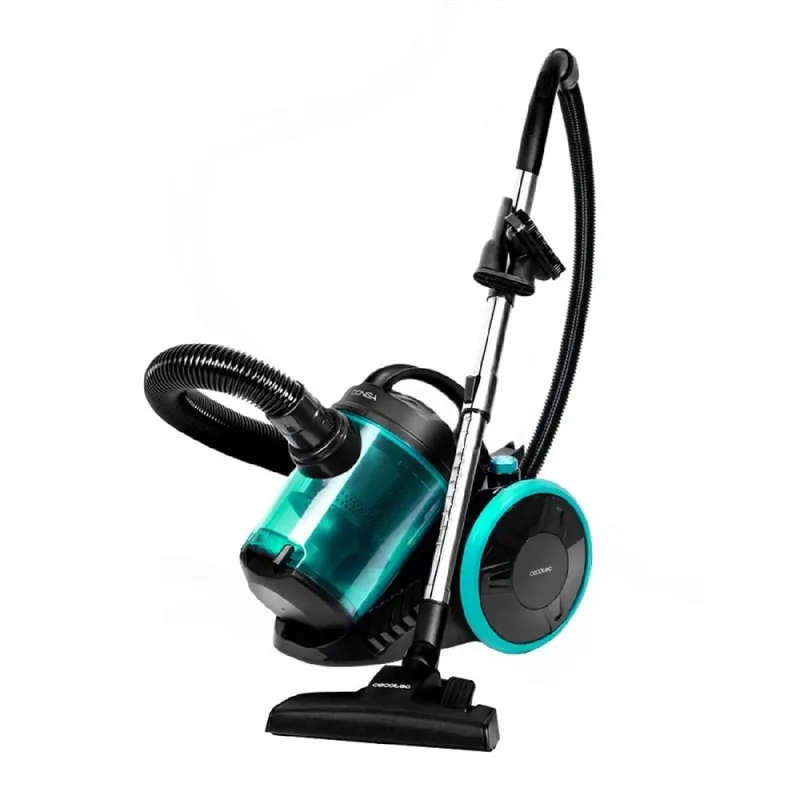 Aspirador sin bolsa Cecotec Conga Rockstar Multicyclonic XL Animal 800W 4L negro - Electrodomésticos